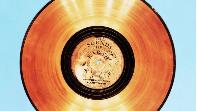 El disco que llevó consigo la sonda Voyager II