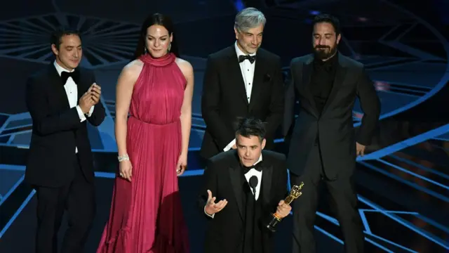 El equipo de la chilena "Una mujer fantástica"