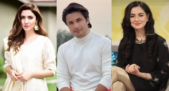 ماہرہ خان، علی ظفر، ہانیہ عامر 