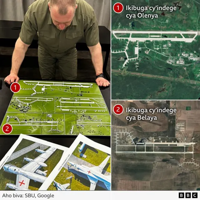 Umugabo wambaye ipantalo n'ishati by'icyatsi kibisi urimo kureba ku makarita