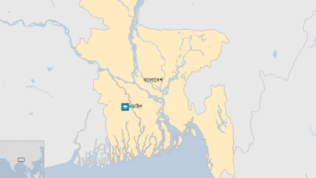 নড়াইল জেলার ম্যাপ