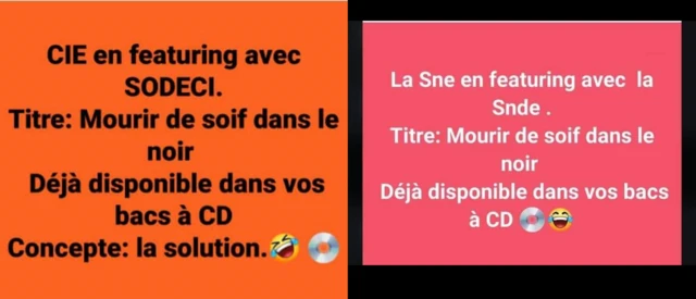 Ivoiriens et congolais souffrent des fréquentes coupures d'eau et d'électricité