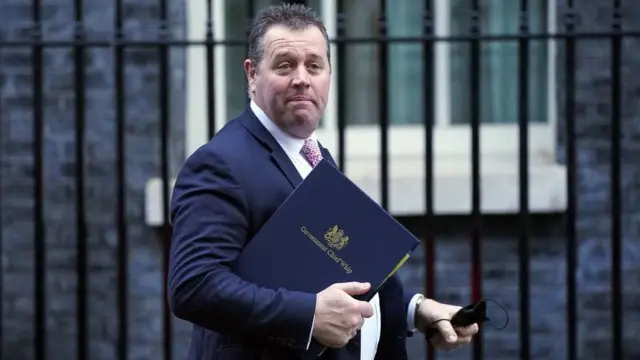 مارك سبنسر كبير مسؤولي الانضباط بحزب المحافظين الحاكم في بريطانيا