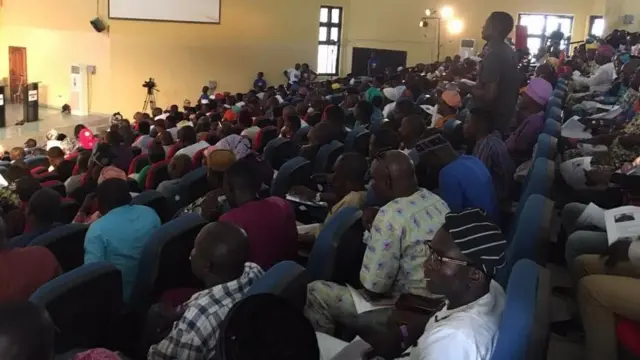 Àwòrán láti ìpàdé ìtagbangba BBC Yorùba ní ìpínlẹ̀ Ọṣun