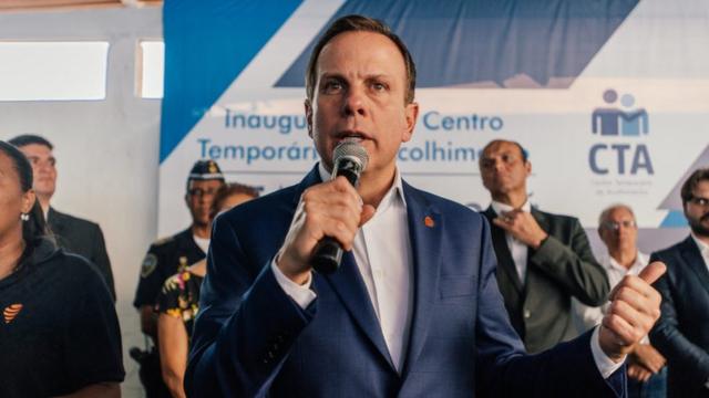 João Doria discursa na inauguraçãopremier bet jogos onlineum postopremier bet jogos onlinesaúde