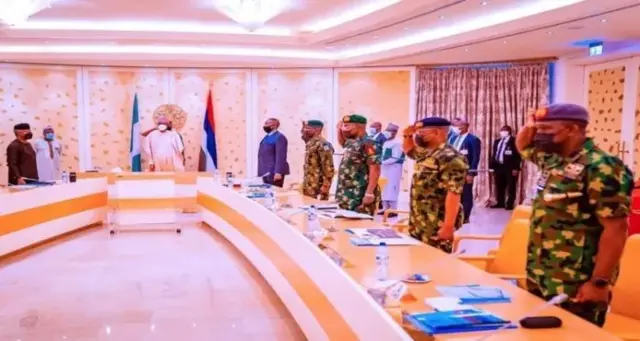 Buhari da jami'an tsaro