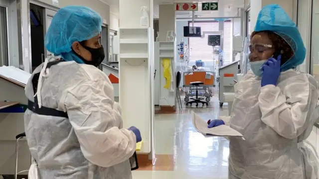 Centre médical Arwyp à Kempton Park, Afrique du Sud, 25 décembre 2020