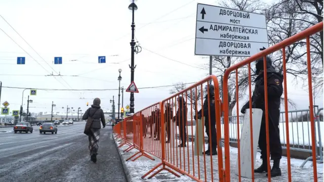протесты в Петербурге