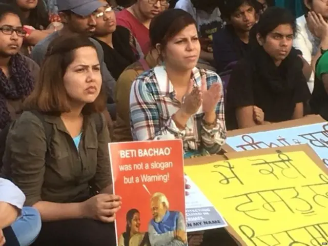 विरोध प्रदर्शन, कठुआ, उन्नाव, रेप, बलात्कार, यौन हिंसा, प्रदर्शन