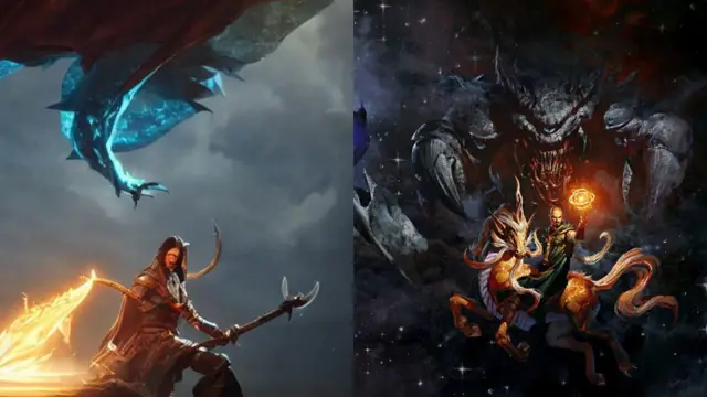 Greg Rutkowski's AI copy compared to his real art