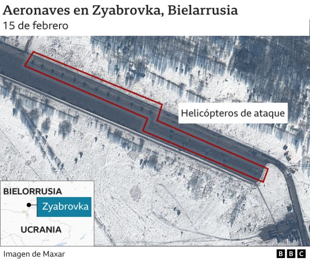 Aviones de guerra rusos, Bielorrusia.