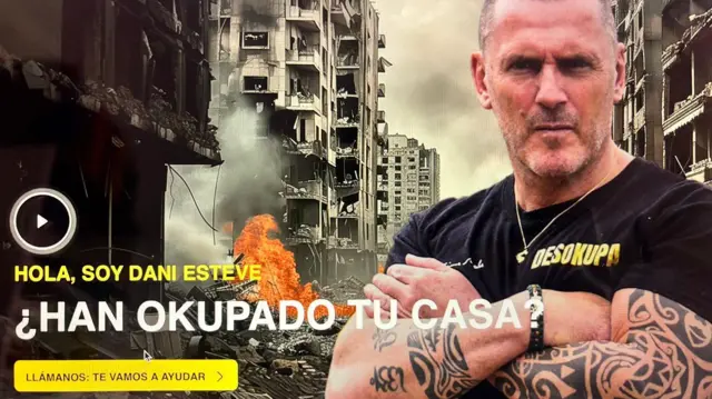 Reprodução do site da Desokupa, uma das empresas privadas que realizam desocupações.