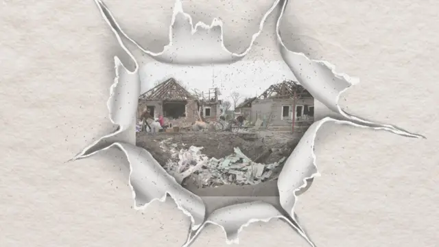 Донецк облусундагы талкаланган айыл