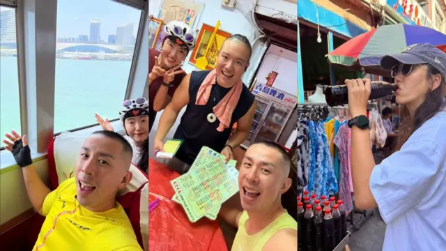 Lily夫妻在金門體驗生活與美食，並與當地人交流。