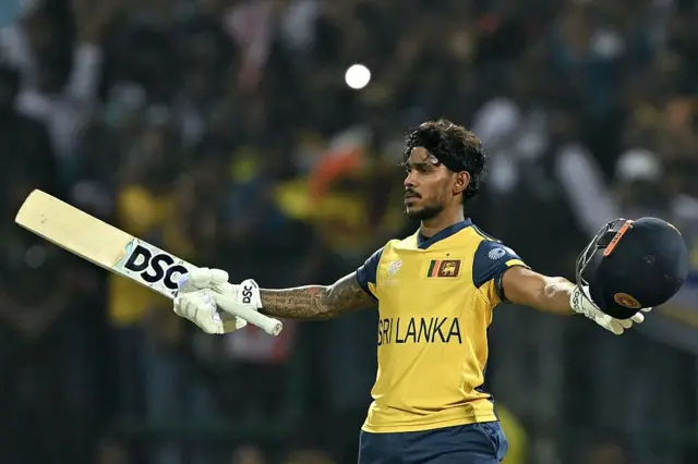 டி20 உலகக்கோப்பை, இலங்கை - ஆஸ்திரேலியா, நிசங்கா