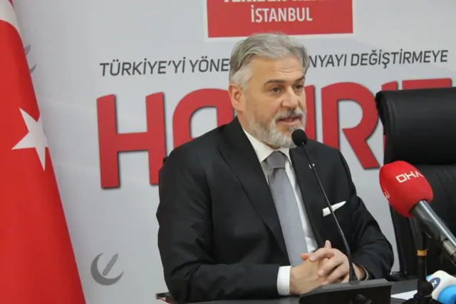 YRP Genel Başkan Yardımcısı ve partinin İstanbul Büyükşehir Belediyesi başkan adayı Mehmet Altınöz