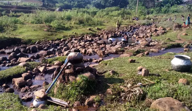 মালকানগিরি জেলার একটি পাহাড়ি নদী