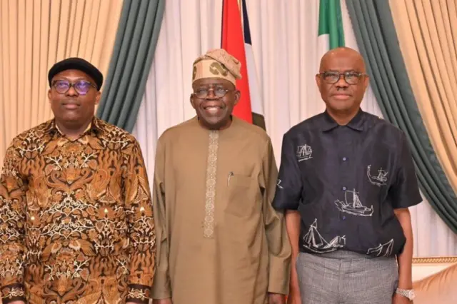 Fubara da Tinubu da Wike