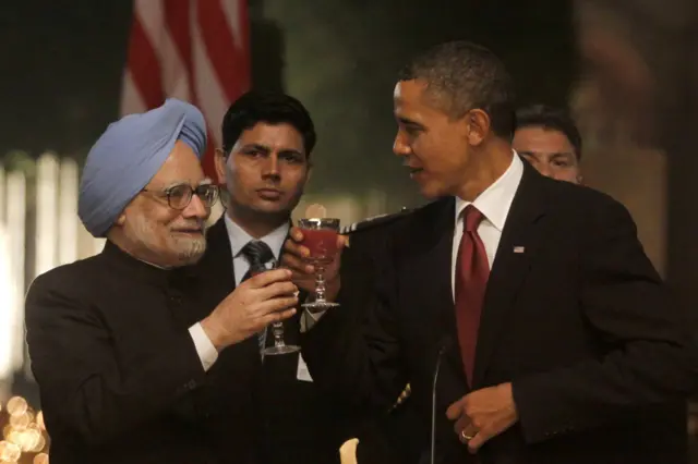 ਓਬਾਮਾ ਅਤੇ ਮਨਮੋਹਨ ਸਿੰਘ 