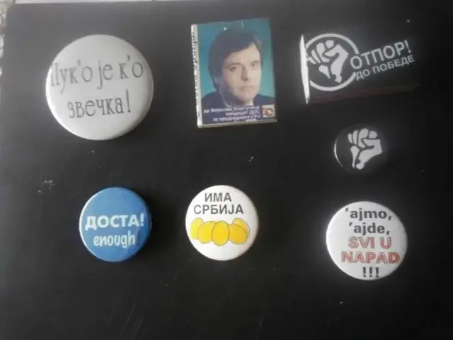 izbori 24. septembra 2000, puko je ko zvečka, predizborni slogan protiv miloševića