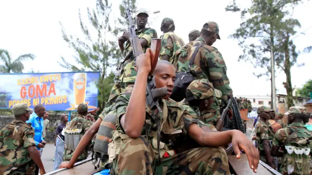 కాంగో, గోమా, M23 రెబల్స్