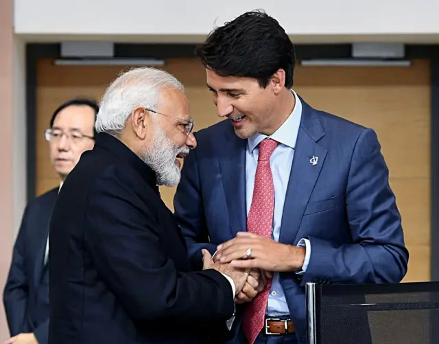 पीएम मोदी और जस्टिन ट्रूडो