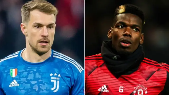 Aaron Ramsey and Paul Pogba