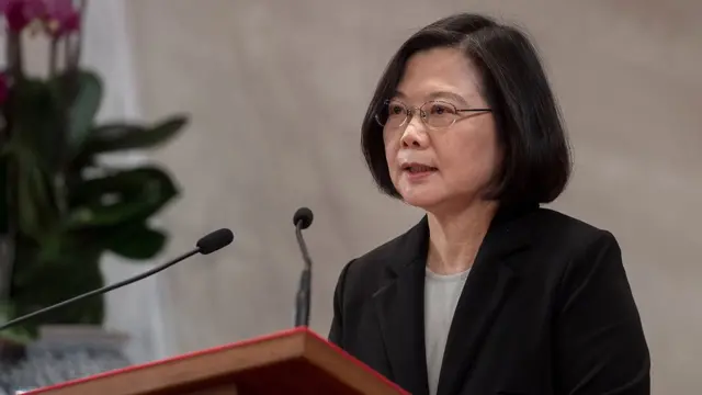 La presidenta de Taiwán, Tsai Ing-wen