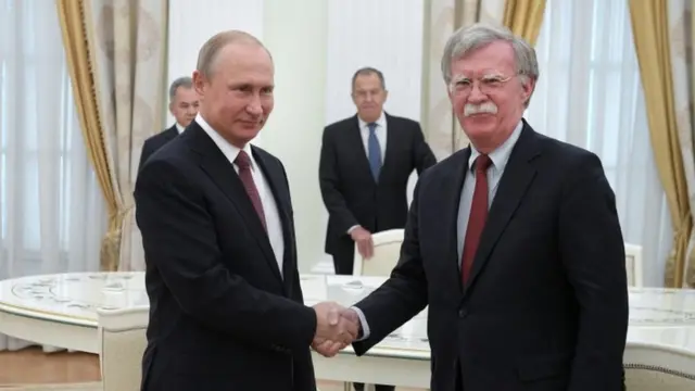 Путин и Болтон