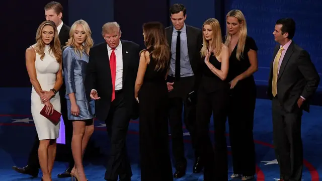 trump y familia