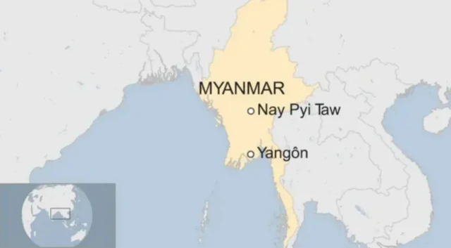 Peta negara myanmar kota nay pyi taw