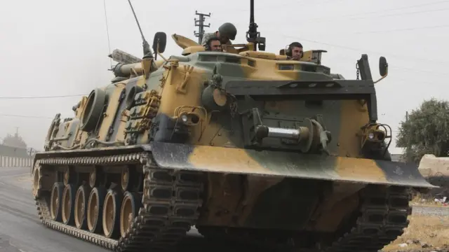 Fırat Kalkanı operasyonunda yer alan Türk ordusu birlikleri