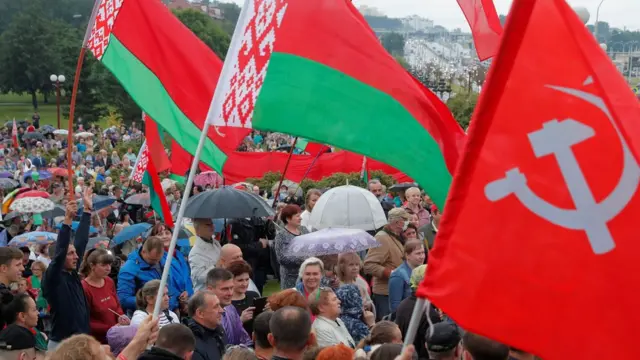 Митинг в поддержку Лукашенко