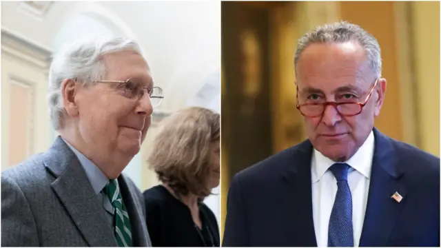 Mitch McConnell y Chuck Schumer