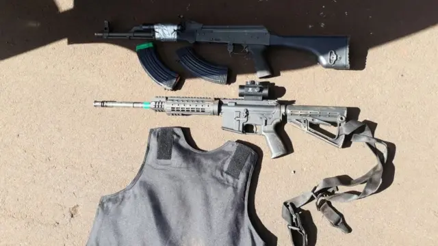 Armamento secuestrado