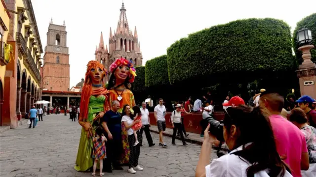La violencia también llegó a San Miguel de Allende, "la mejor ciudad del mundo", según la publicación Travel+Leisure.