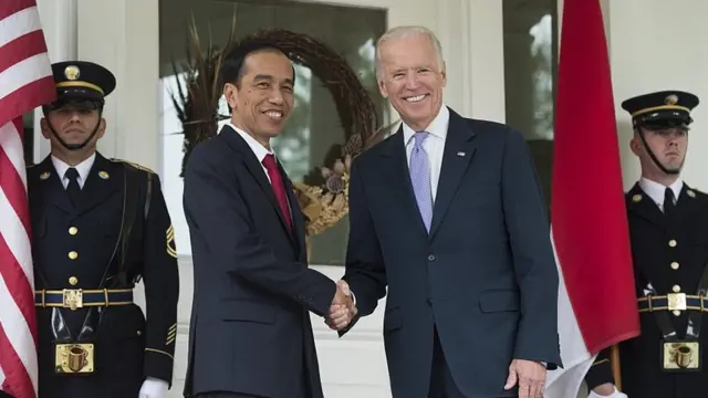 Presiden Joko Widodo dan Joe Biden