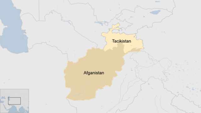 Tacikistan haritası