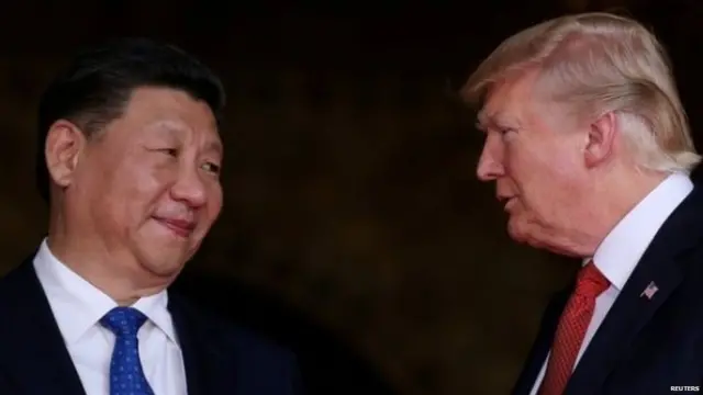 डोनल्ड ट्रंप, शी जिनपिंग
