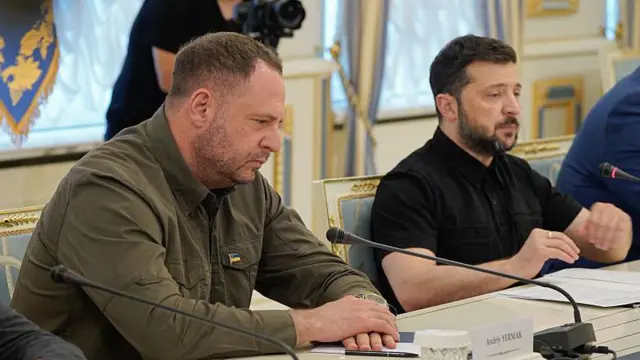 Андрій Єрмак з Володимиром Зеленським