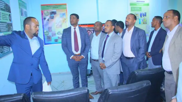 አቶ ለማ መገርሳ፣ ጠቅላይ ሚኒስትር ዐብይና ሌሎች የኦሮሚያ ባለስልጣናት በጉብኝት ላይ