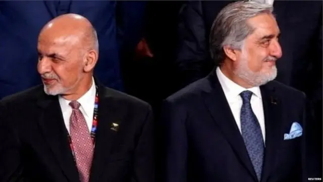 अशरफ गनी और अब्दुल्ला अब्दुल्ला