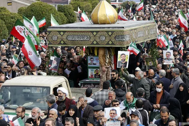 Похоронная процессия в Тегеране, 21 марта 2026