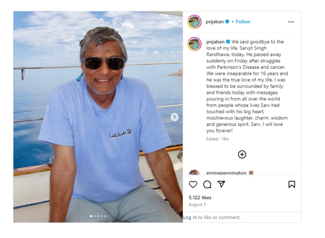 ਹਰਮੀਤ ਕੌਰ ਢਿੱਲੋਂ ਦੇ ਪਤੀ ਸਰਵਜੀਤ ਰੰਧਾਵਾ