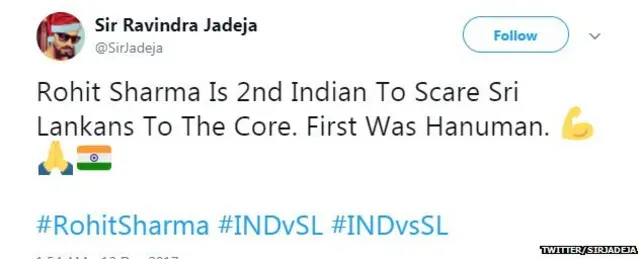 रोहित शर्मा, श्रीलंका भारत मैच