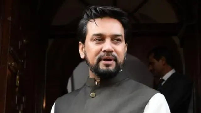 કેન્દ્રીય મંત્રી અનુરાગ ઠાકુર 