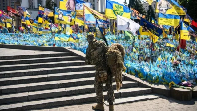 Украинский военнослужащий 