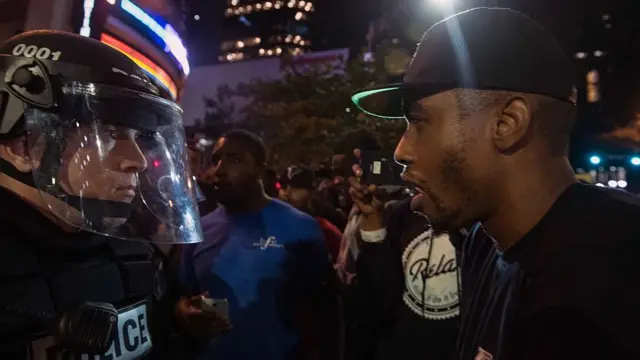 Protesta del movimiento Black Lives Matter.