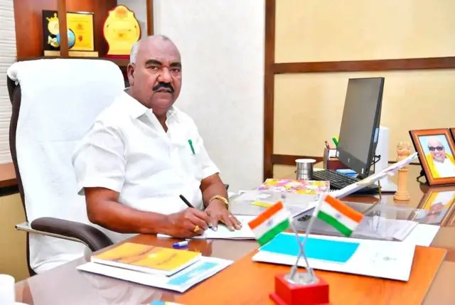 தமிழக அமைச்சர் செஞ்சி மஸ்தான் 