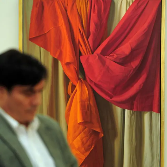 "Angelis" de Claudio Bravo Camus en una subasta de arte latinoamericano de Sotheby's en Nueva York el 16 de noviembre de 2012.